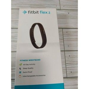 Fitbit Flex 2 Wristband Activity Tracker Sleep Tracker Black Small Large